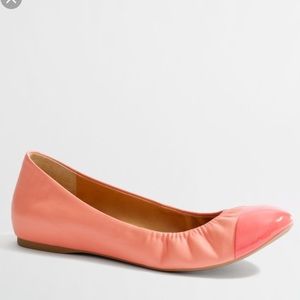 J. Crew Factory Anya Cap Toe Ballet Flat